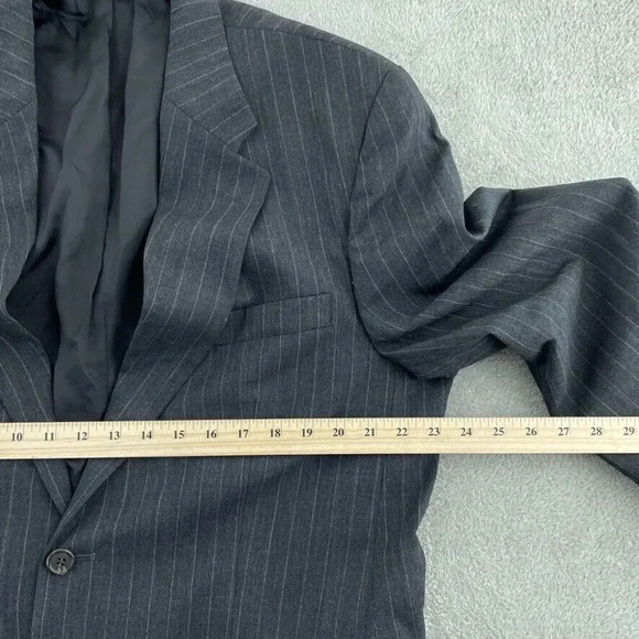 Polo University Club by Ralph Lauren Wool Blazaer mens 43R Charcoal 0566 - Picture 3 of 10